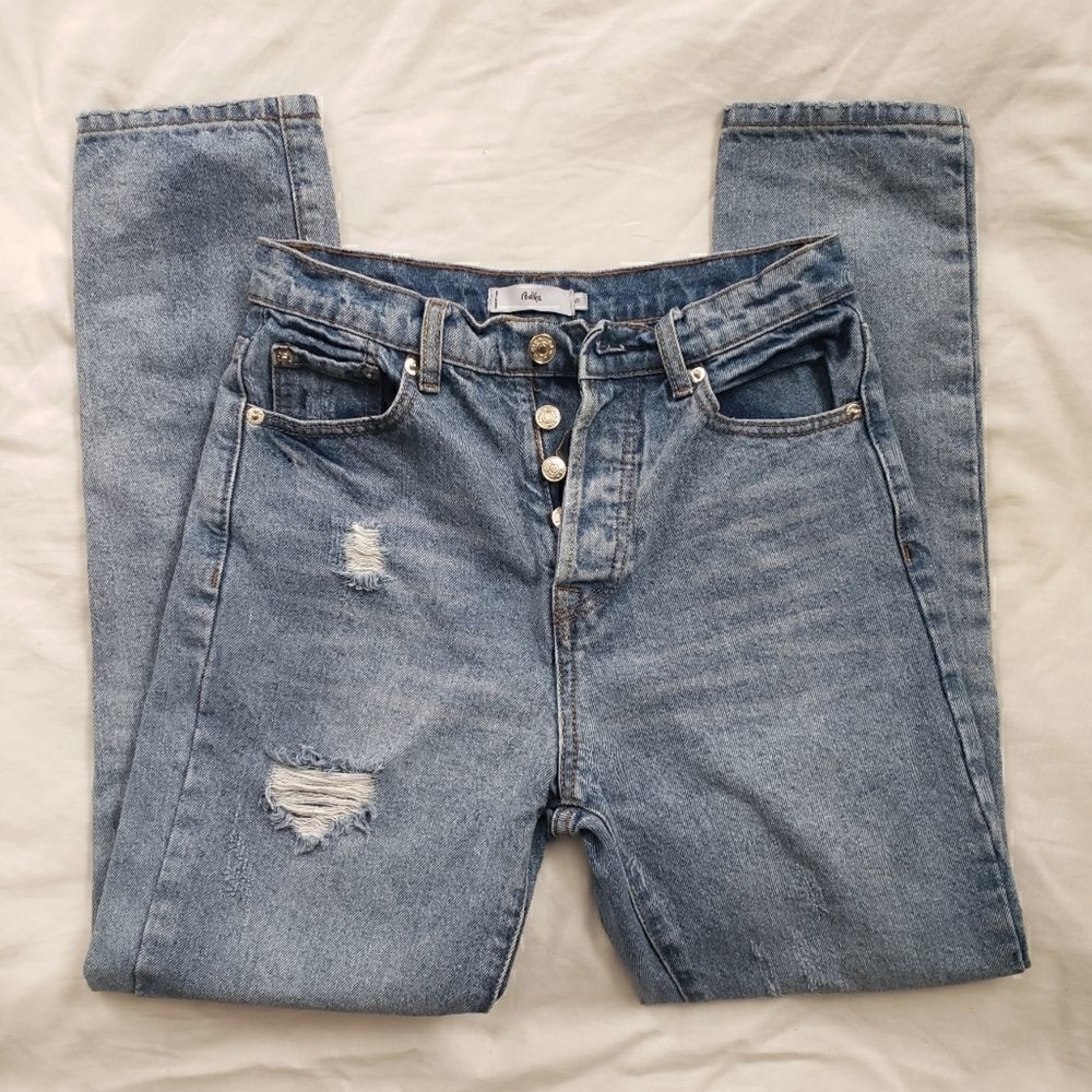 FINAL SALE Adika Jeans High Waist Button Fly S